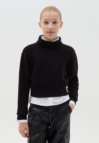 OVS Strickpullover - black