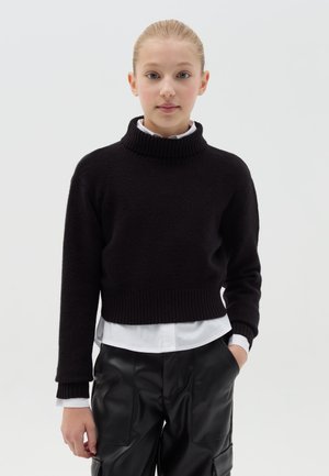 OVS Strickpullover - black
