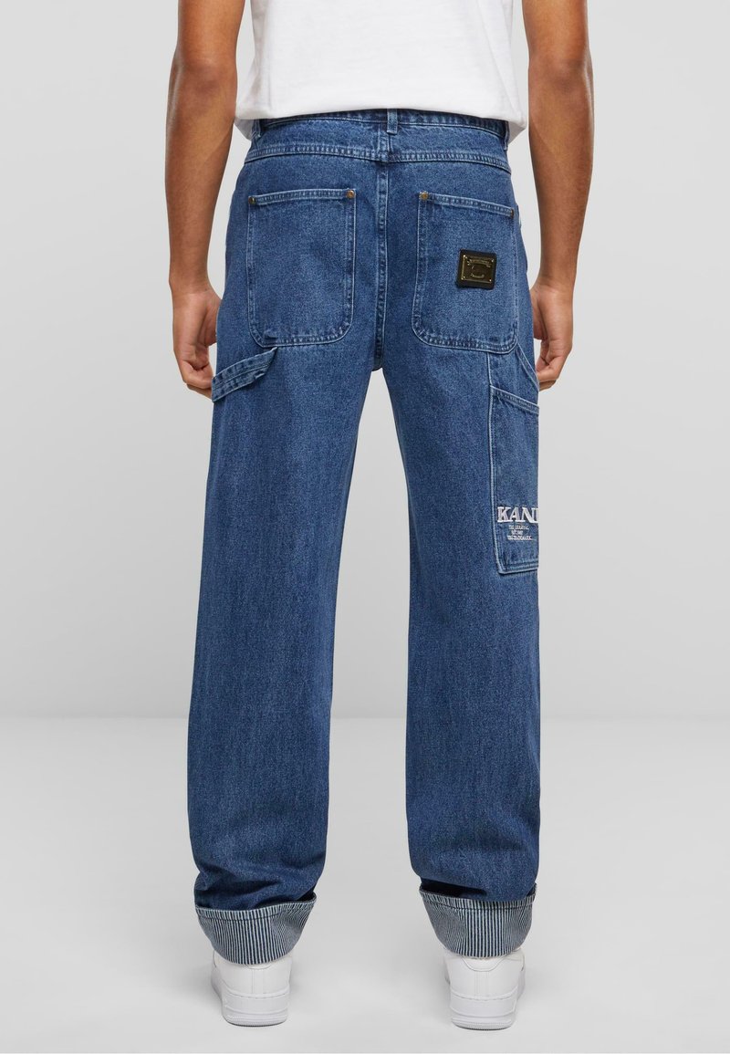 Karl Kani STRIPE BLOCK BAGGY WORKWEAR - Relaxed fit jeans - blue  