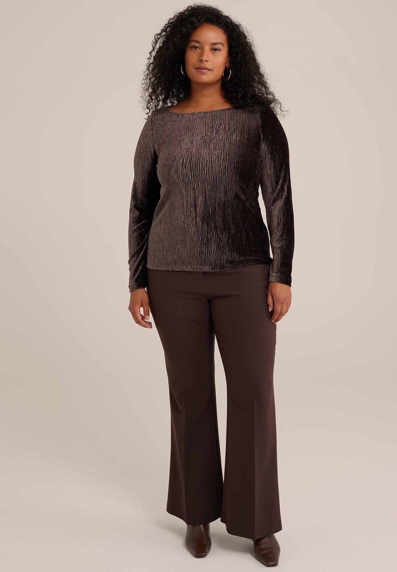 WE Fashion Blouse donkerbruin