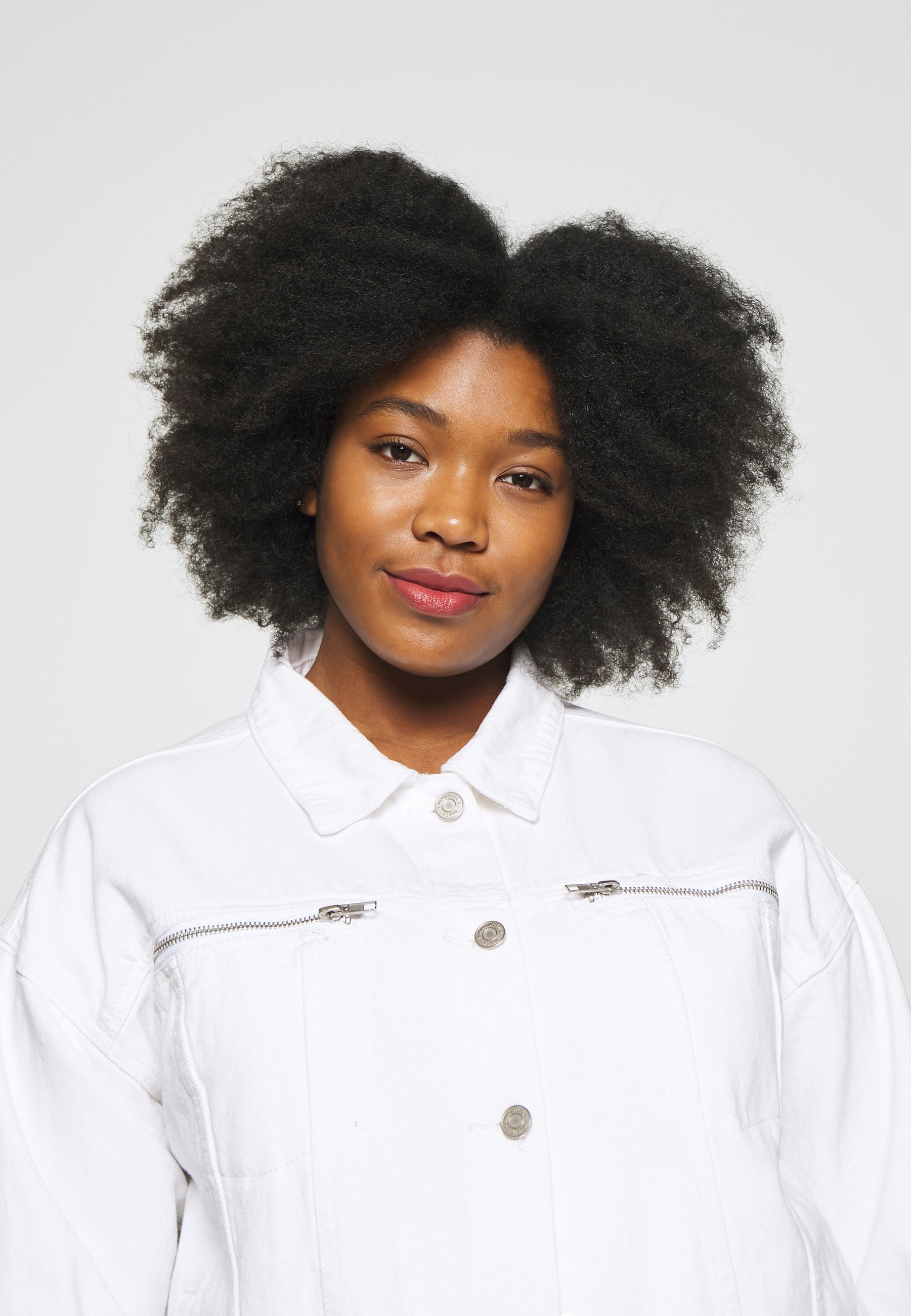 OVERSIZED JACKET Spijkerjas white OVERSIZED JACKET Spijkerjas white