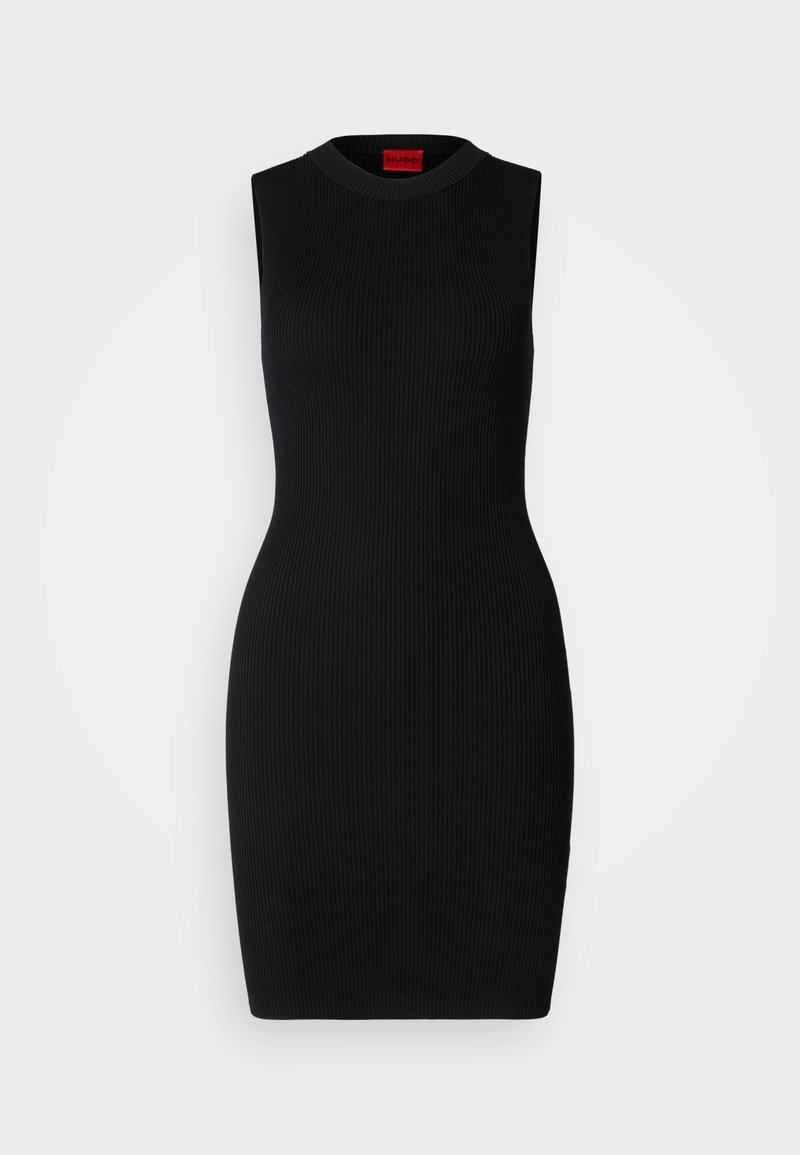 HUGO Gebreide jurk zwart HUGO Gebreide jurk zwart