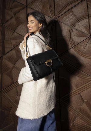 Abro, ABRO SCHULTERTASCHE TEMI STITCH - Handbag - black gold