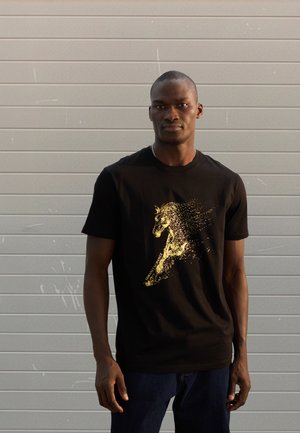 Armani Exchange UNISEX - Print T-shirt - black