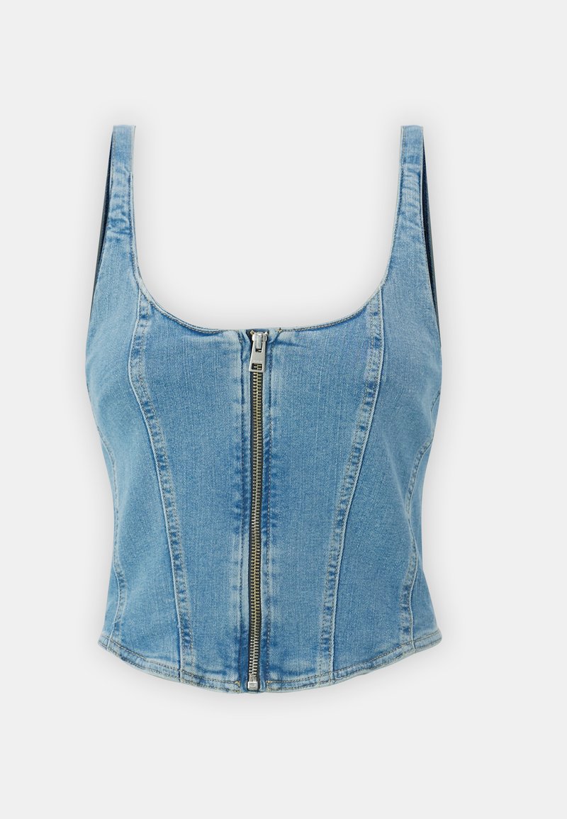 Replay Blouse donkerblauw denim