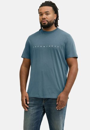 PLUS SIZE LOGO - T-Shirt print - blue mirage