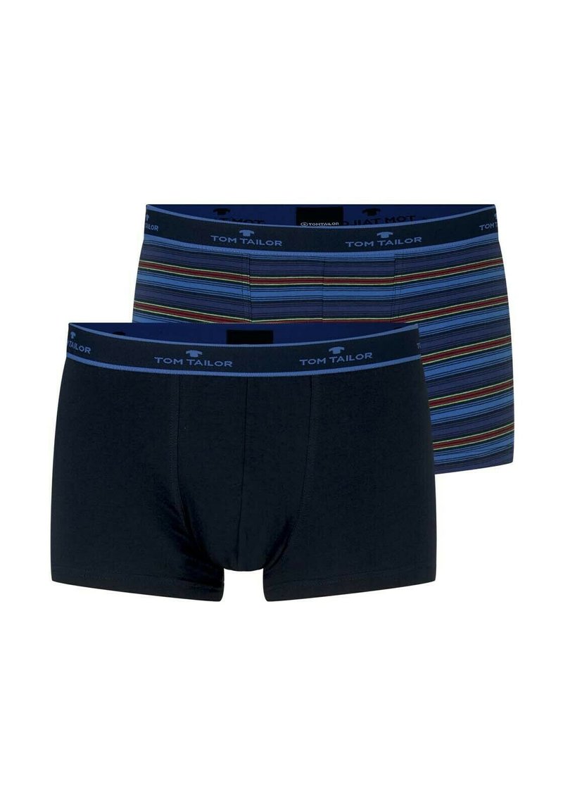 TOM TAILOR 2 PACK - Boxer Briefs - blue medium curly