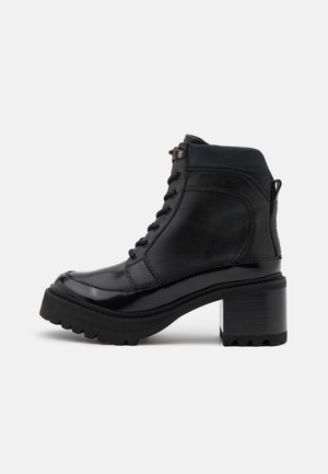 Botines con plataforma - black