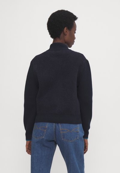 PS Paul Smith WOMENS CARDIGAN SNAP FRONT - Cardigan - black