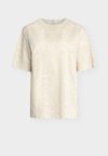 RWFIONA SS OVERSIZE LACE T-SHIRT - Топ - beige