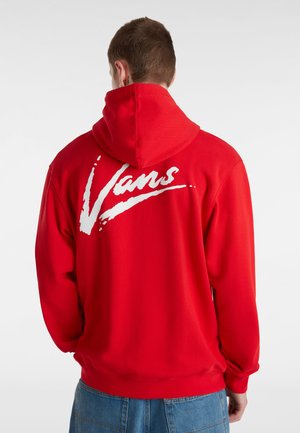 DETTORI LOOSE - Felpa con cappuccio - racing red marshmallow