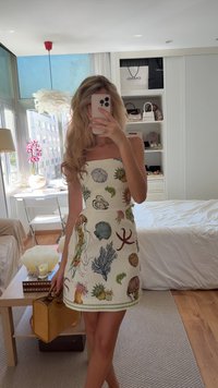 Alemais SEA MINI DRESS - Φόρεμα ημέρας - cream