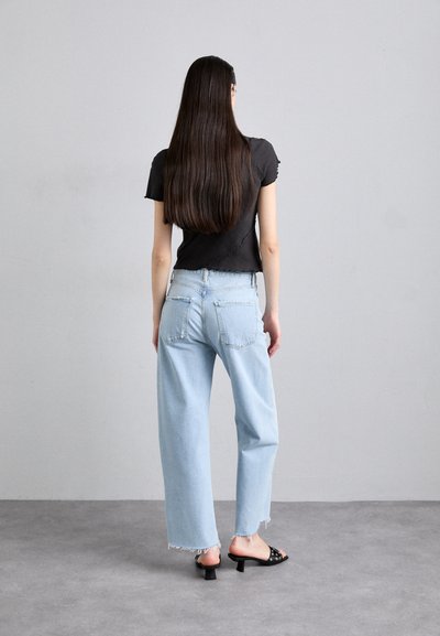 Agolde REN - Ravne kavbojke - blue denim