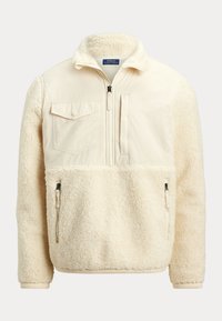 HYBRID HALF-ZIP PULLOVER - Camisola de lã polar - andover cream