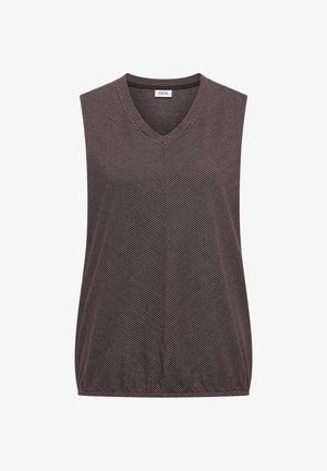 Cecil, TOP MIT V-NECK UND STREIFEN - Débardeur - brown cacao