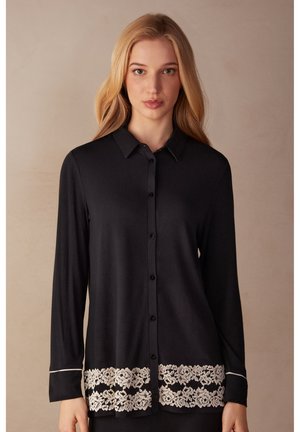 PRETTY FLOWER - Nachtwäsche Shirt - nero/ivory