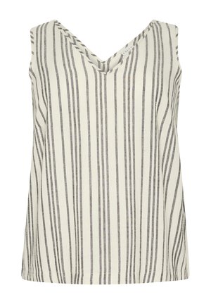 Kaffe Curve KCMILLE - Bluse - moonstruck   black stripe