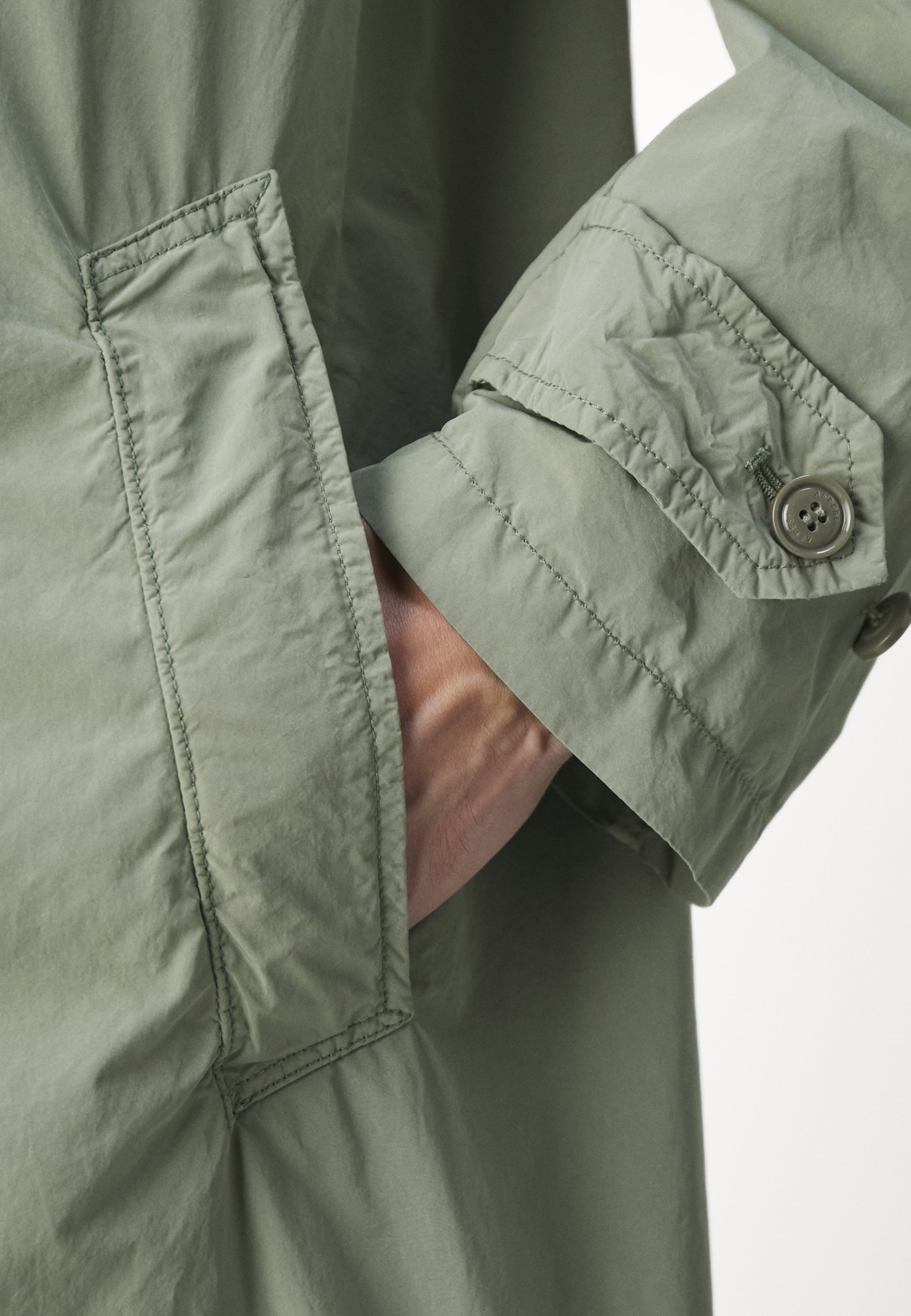 16ss ASPESI LEMON SLIM SUMMER ステンカラーコート アスぺジ M