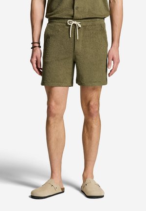 The Sunshine Brand, Shorts - green tropic leaves