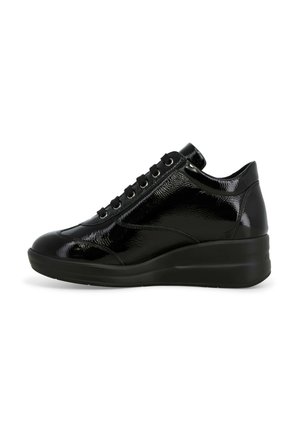 Stringate sportive - nero vernice