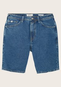 TOM TAILOR DENIM LOOSE FIT - Jeansshorts - clean mid stone blue denim