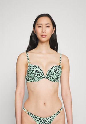 Boux Avenue KOS DOUBLE BOOST - Bikinitopp - green mix