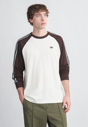 Camiseta de manga larga - off-white/aurora coffee