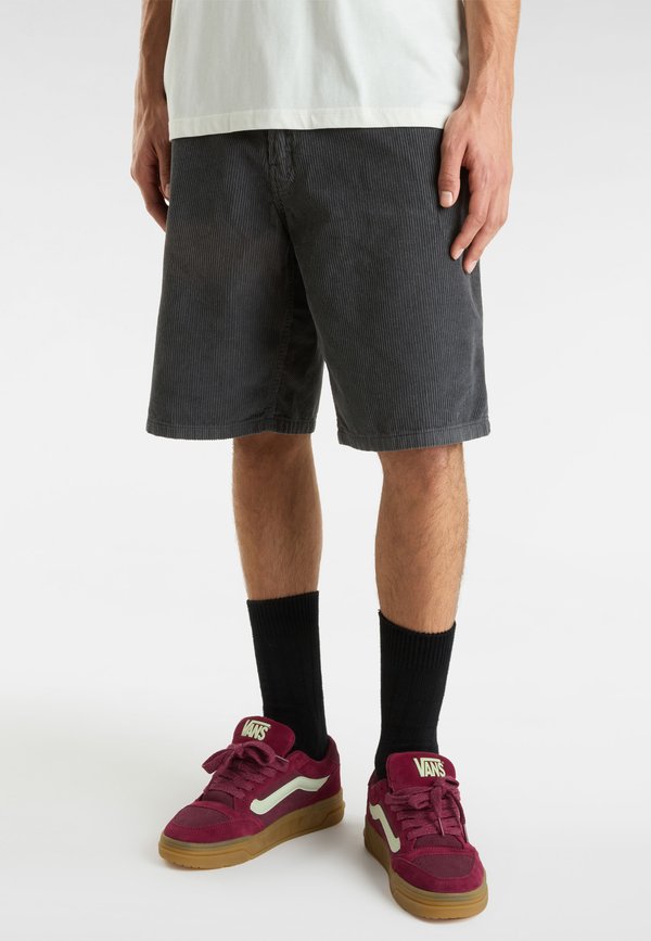 CHECK-5 LOOSE FIT CORDUROY - Shorts - asphalt