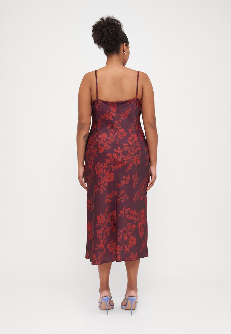 WAL G CURVE AUTUMN WEDDING - CARA COWL NECK PRINT MIDI - Cocktail dress / Party dress - brown/burnt orange/black - Zalando.co.uk WAL G CURVE AUTUMN WEDDING - CARA COWL NECK PRINT MIDI - Cocktail dress / Party dress - brown/burnt orange/black - Zalando.co.uk