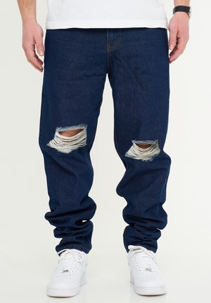 RIPPED JEANS TAPERED-FIT AMSTERDAM - Jeans Relaxed Fit - indigo