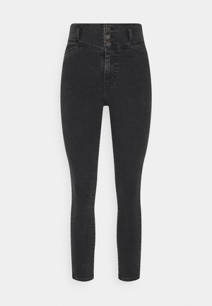 Skinny džíny - black denim