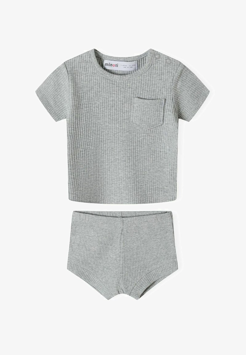 MINOTI 2 PIECE SHORT SLEEVE SET - Komplet pidžame - grey