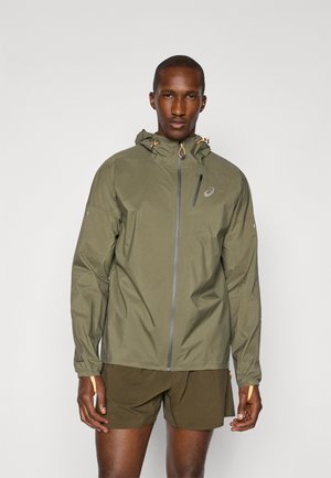 ASICS FUJITRAIL ELITE WATERPROOF JACKET - Vetrovka - mantle green