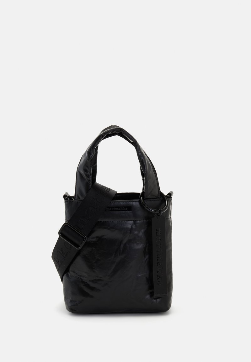 Marimekko CROSSBODY TOTE - Käsilaukku - black