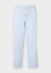 STRIPE LOOSE PULLON - Bukser - light blue