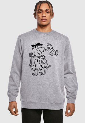 THE FLINTSTONES - FRED AND WILMA KISS CREWNECK - Sweater - heather grey