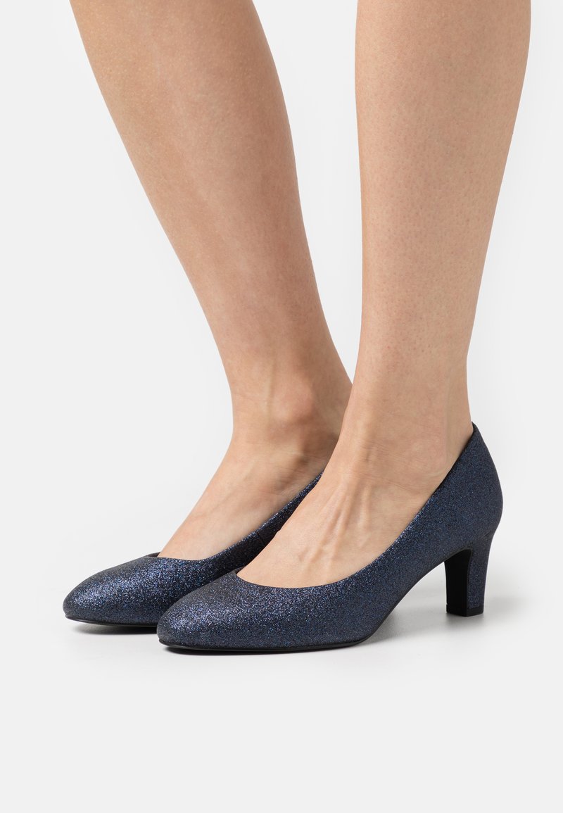 tamaris pumps donkerblauw
