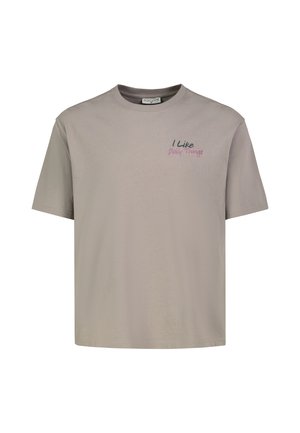 Eight 2 Nine, EIGHT 2 NINE T-SHIRT MIT STICK & PRINT - Print T-shirt - brown