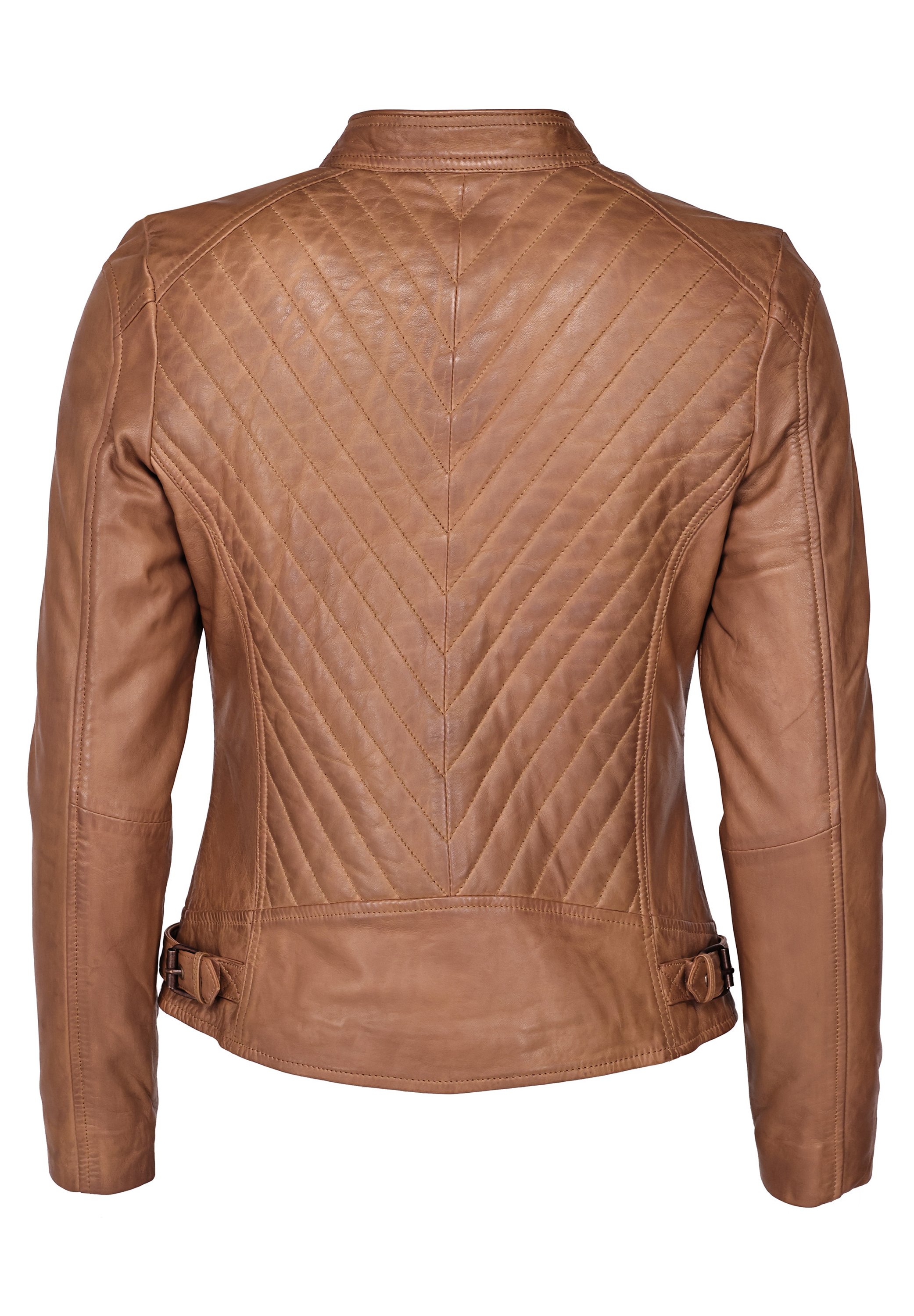 Mustang Leren jas - cognac - Zalando.nl