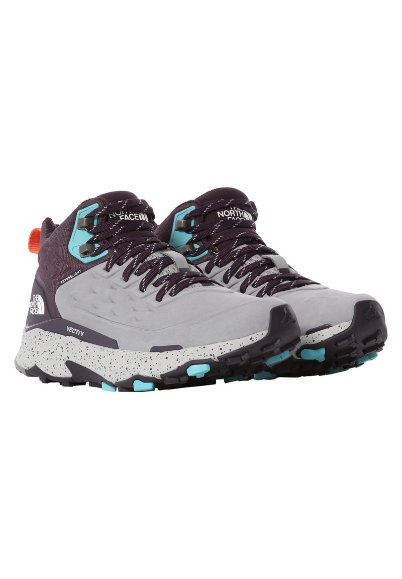 Damen Sportschuhe | The North Face W VECTIV EXPLORIS MID FUTURELIGHT LTHR Hikingschuh meldgry/darkeggplantpurpl/dunkelgrau - WI3 Damen Sportschuhe | The North Face W VECTIV EXPLORIS MID FUTURELIGHT LTHR Hikingschuh meldgry/darkeggplantpurpl/dunkelgrau - WI3