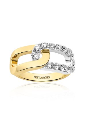 CAPIZZI DUE - Ringe - silver coloured and gold coloured