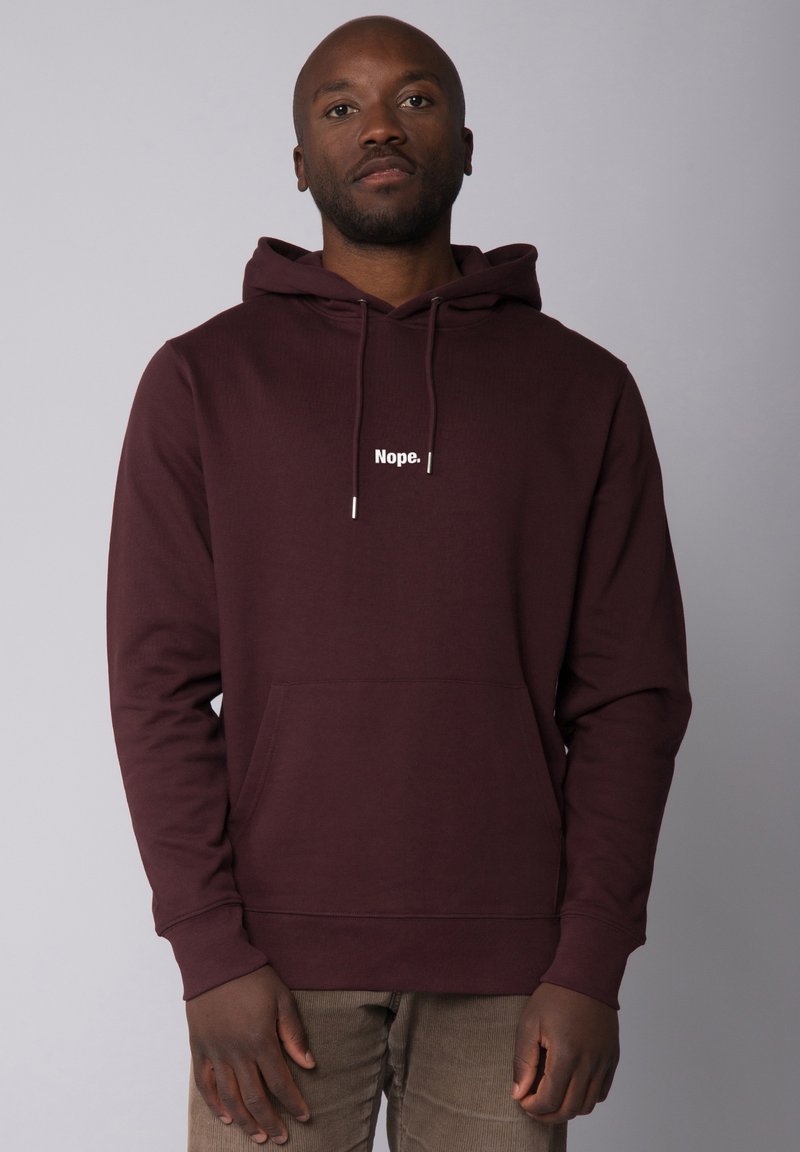 watapparel NOPE - Hoodie - red brown