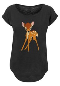 FILM - T PREMIUM BAMBI F4NT4STIC FÜR MERCH DISNEY TV print FAN MOVIE -Shirt CLASSIC black/schwarz COMIC -