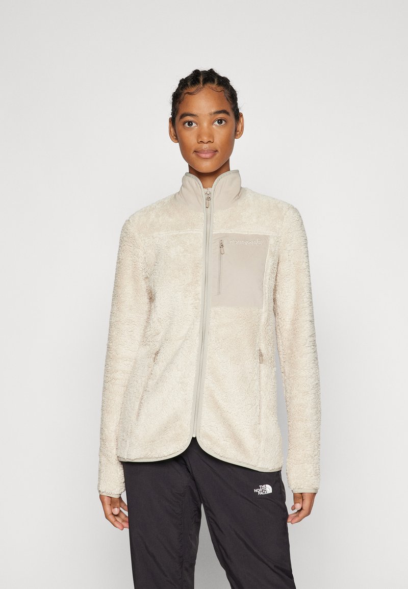 Norrøna FEMUND WARM JACKET - Jakna od flisa - oatmeal
