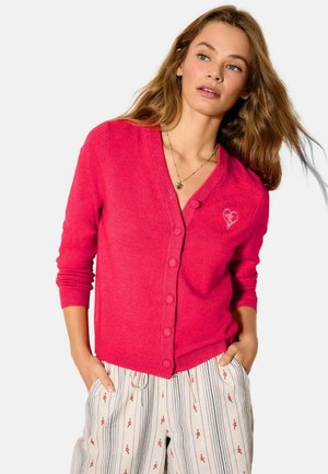 TALL FIT - SUPERSOFT V-NECK  - Kardigán - bright pink cupid