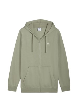ESSENTIALS ELEVATED HOODIE - Zip-up sweatshirt - lux army