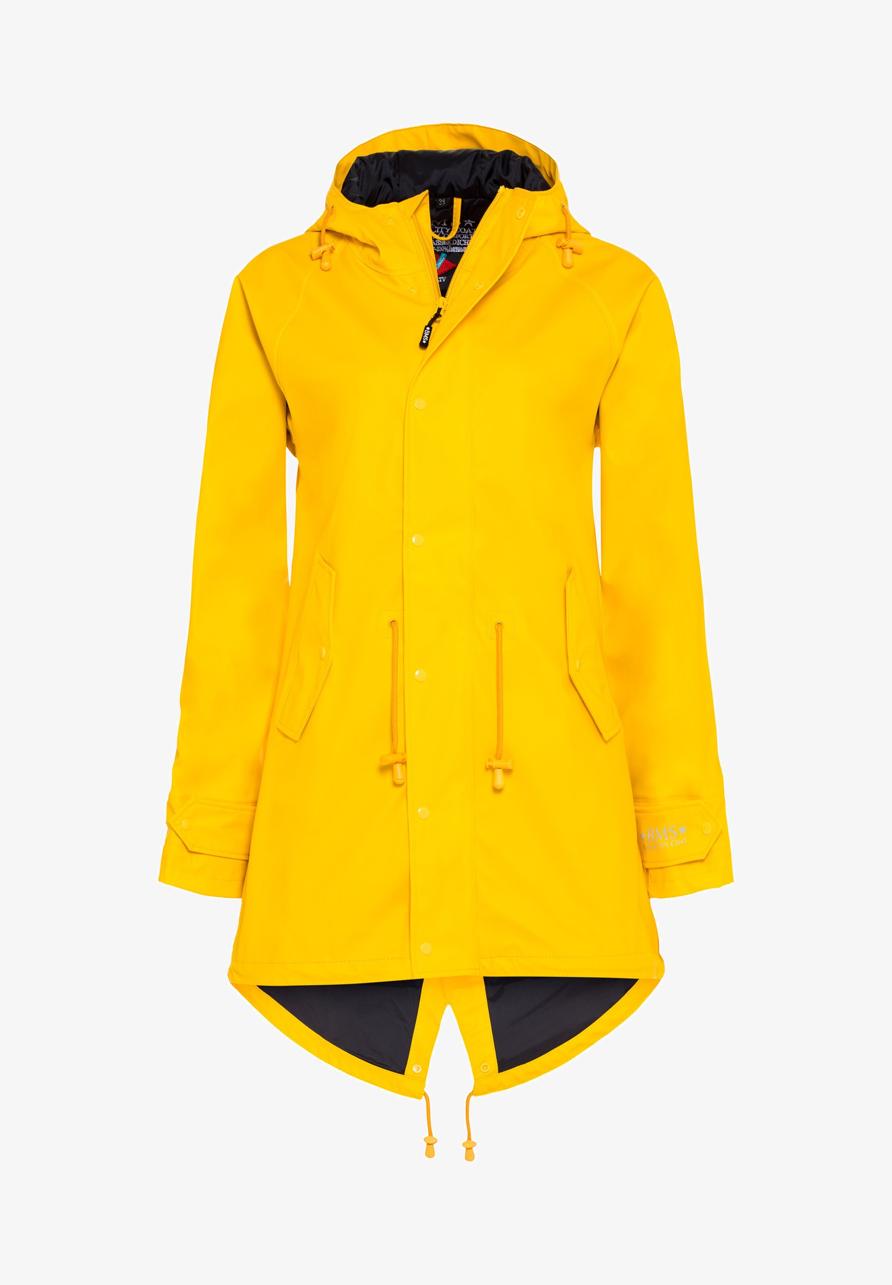 BMS WASSERDICHT Regenjacke wasserabweisende Jacke gelb Zalando