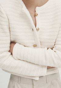 Massimo Dutti Cardigan - white