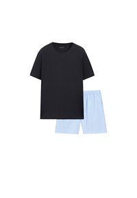 Massimo Dutti SHORT SLEEVE AND SET - Pyjama - blue