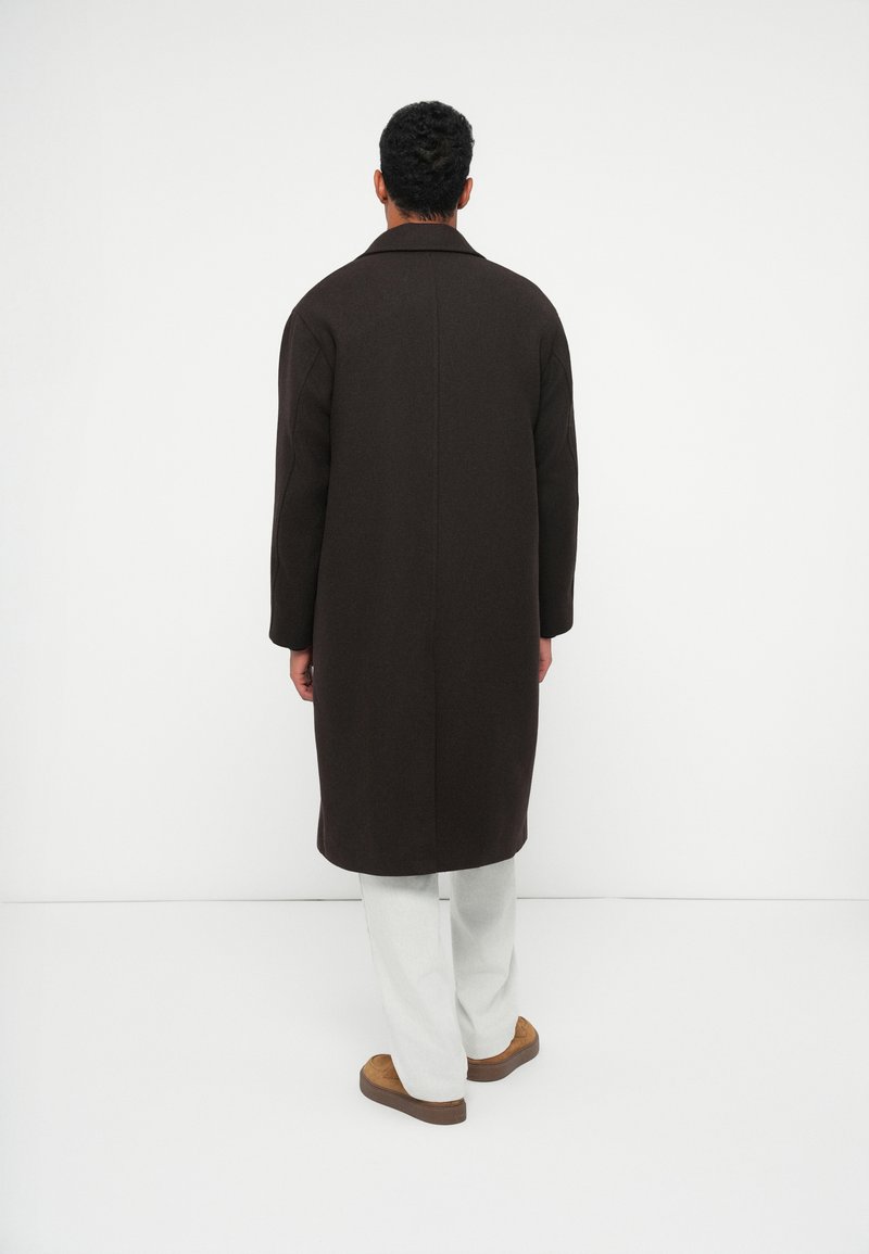 Veste En Cuir Marron Homme Marks & Spencer, Taille XXL, Style Rétro Zip - Occasion
